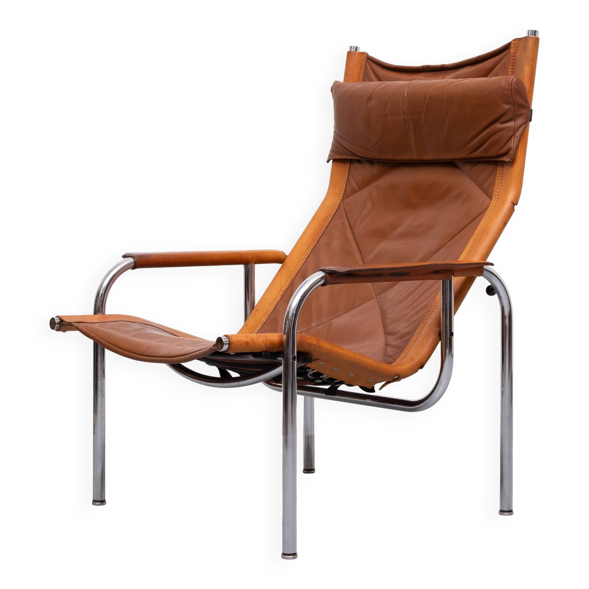 Fauteuil lounge Hans Eichenberger pour Strases Suisse, années 1970