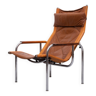 Fauteuil lounge Hans Eichenberger pour Strases Suisse, années 1970