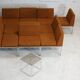 Ensemble de 10 chauffeuses de Louis Baillon, édition Planforms formant canapé modulable, circa 1950