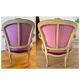 Pair of Louis XV style cabriolet armchairs