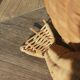Wicker frog magazine rack by Olivier Cajan