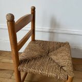 Rope and wood children's chair