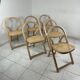 6x vintage foldable chair Gigi Sabadin model Arca