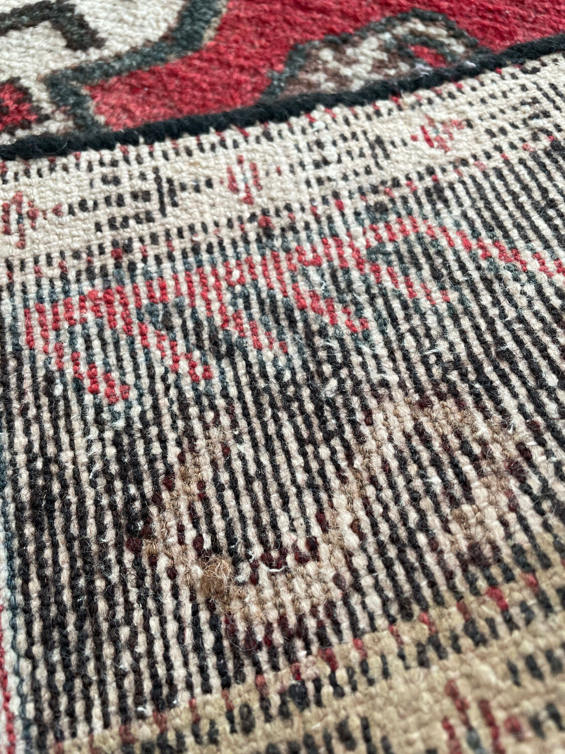 Ancient Persian Meshkin carpet