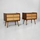 Paire de chevet Scandinave - Vintage circa 1960 1970