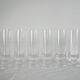 8 vintage Sèvres crystal champagne glasses, 1970s