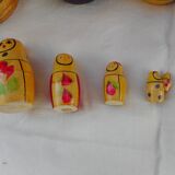 Set of ten Russian dolls "matriochka"