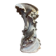 Vintage porcelain dolphin and shell vase circa 1960