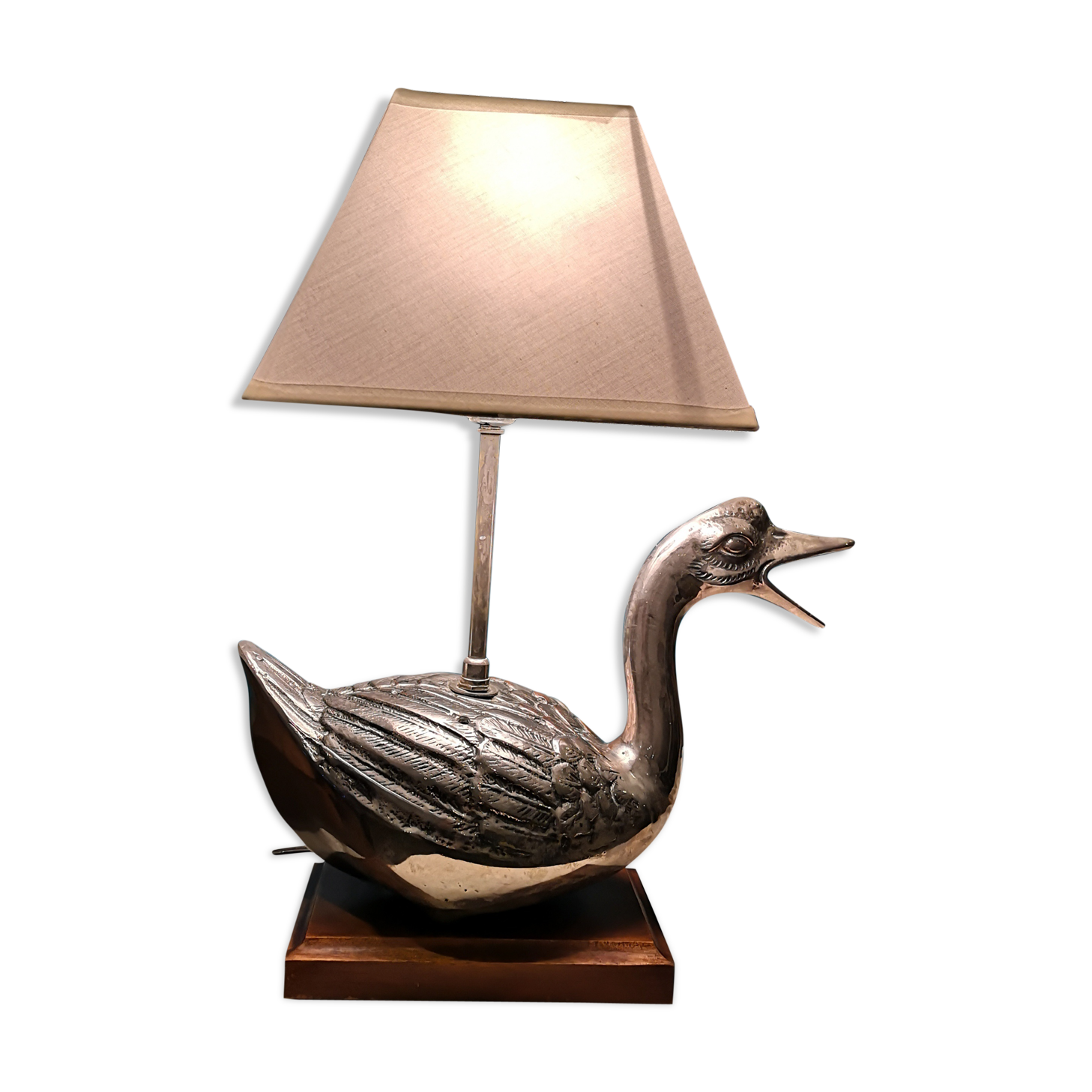70s duck lamp