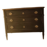Commode style louis 16 noire