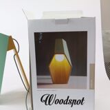 Lampe de table en bois polychrome Seletti minimaliste