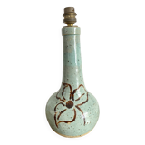 Handmade ceramic lamp base signed