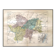 Saône and Loire, old map printed in 1883.