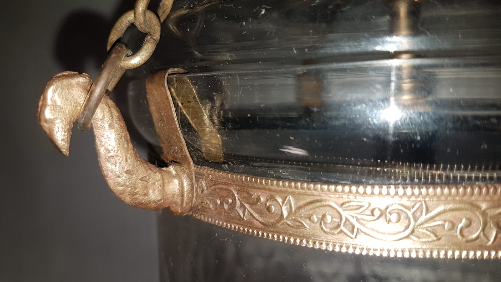 Empire-style hot air balloon chandelier