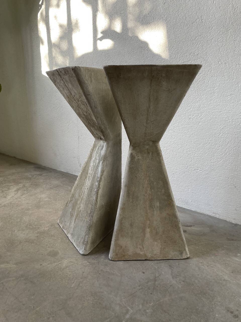Planters jardinières fibrociment triangulaires