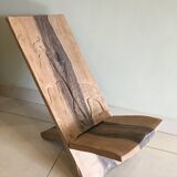Set of two African chairs