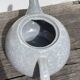 1980s speckled grey and white teapot