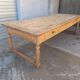 Grande table de communauté en chêne et sapin