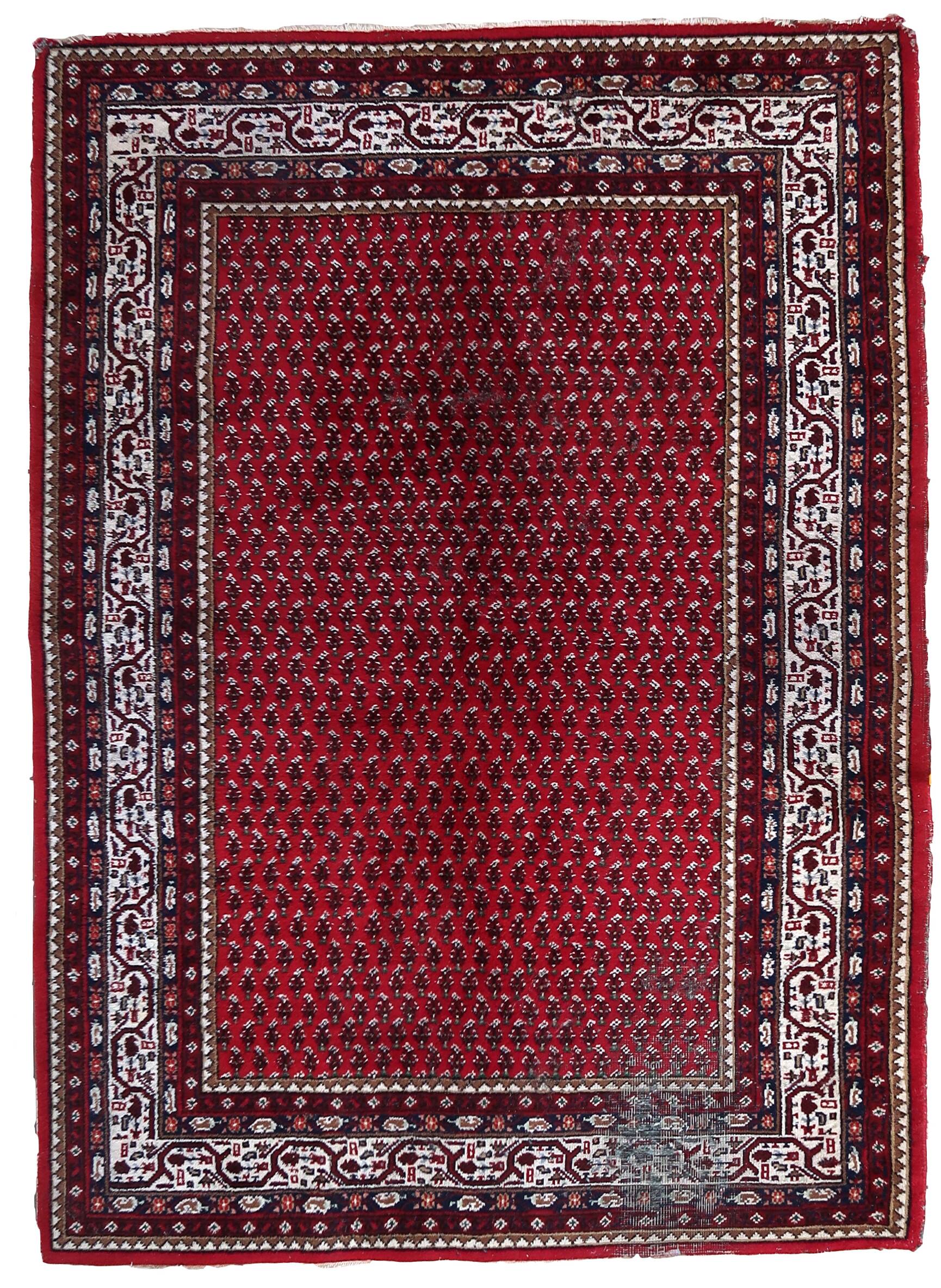 Tapis Vintage Seraband Fait Main en Laine – 174 x 240 cm