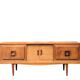 Sliding teak sideboard from the 1970s.