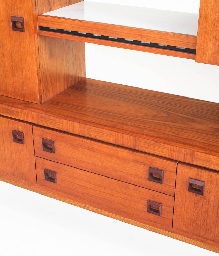 Scandinavian style vintage sideboard. Teak wood. France, 1960s.