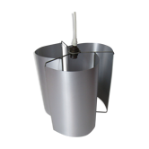 Suspension aluminium brossé design Max Sauze