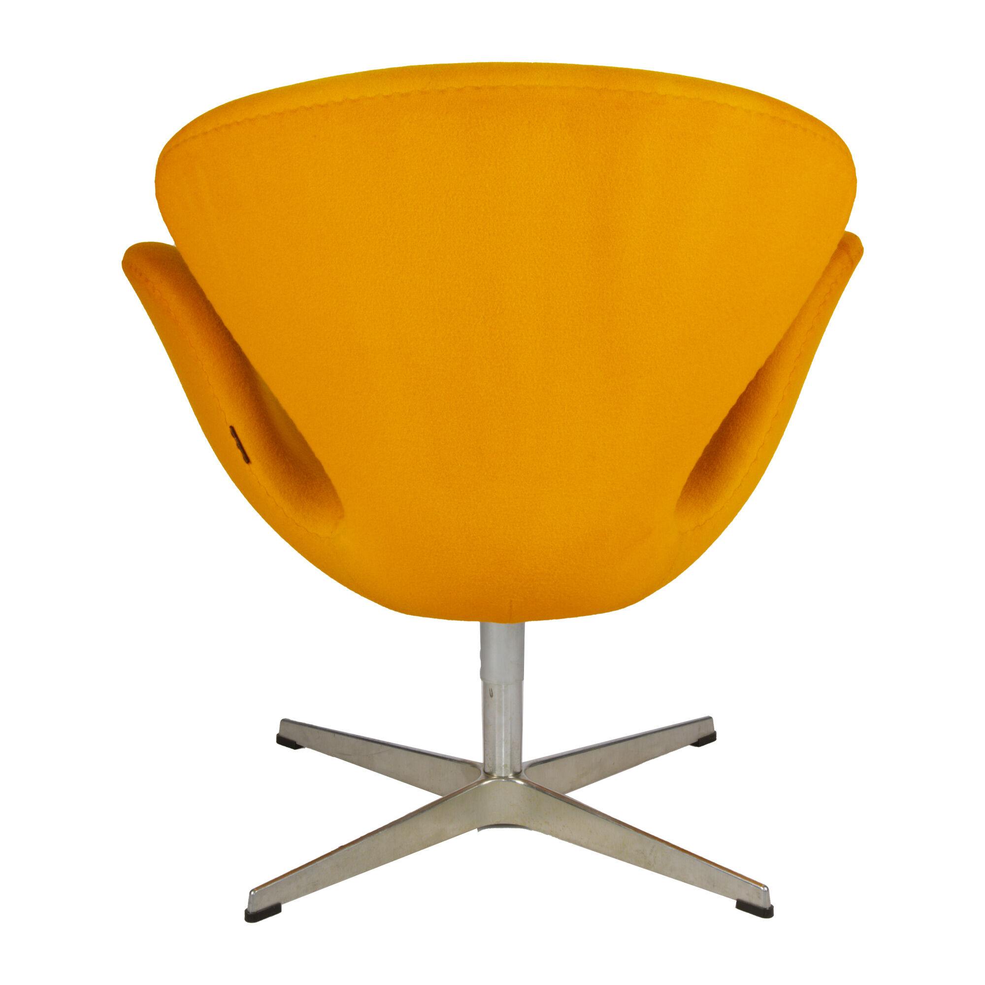 Yellow Model 3320 Swan Chair by Arne Jacobsen for Fritz Hansen