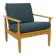 Vintage danish lounge chair, 1970s new upholstery
