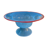 Italian basin blue and red border