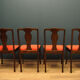 Set of 4 chairs by Oscar Edv Ekelunds Snickerifabrik AB Virserum, 1900