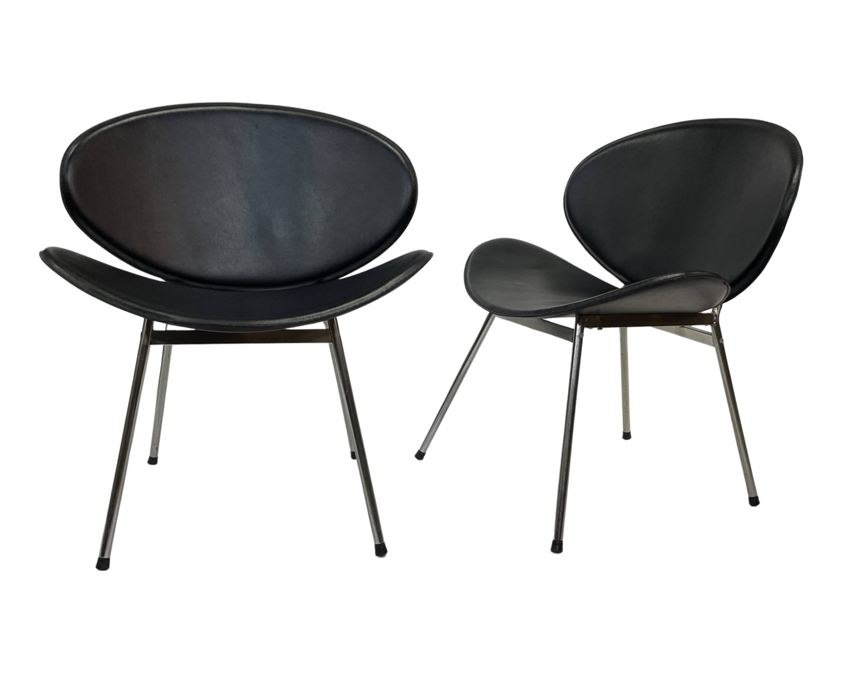 Vintage dining chairs set of four Italy 1990's Design in Black