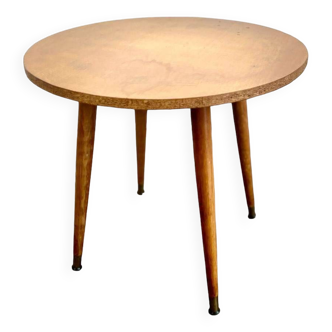 VINTAGE ROUND SIDE TABLE / COFFEE TABLE / PLANT TABLE