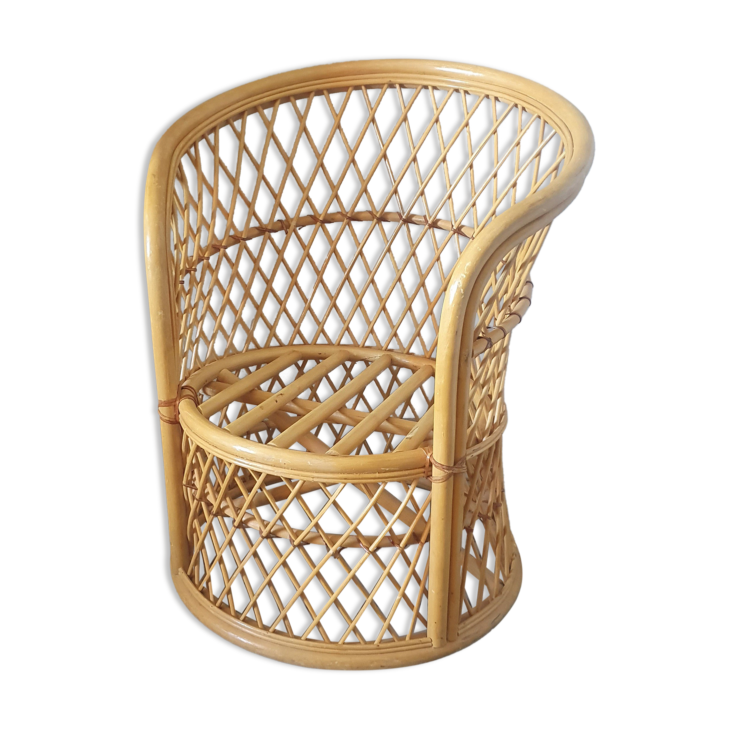 Rattan armchair