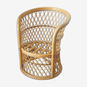 Rattan armchair