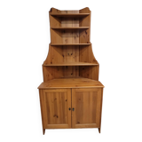Solid wood corner cabinet