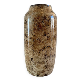 Marbled effect vase in Lunéville earthenware