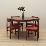 Round rosewood table, Danish design, 1960s, manufacturer: Gudme Møbelfabrik