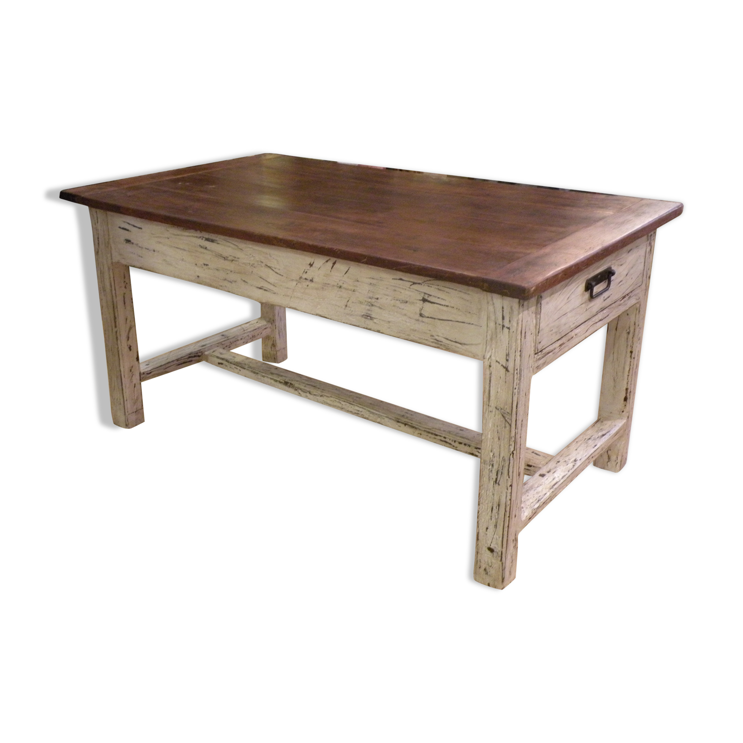 Farm table XIXth, in cherry