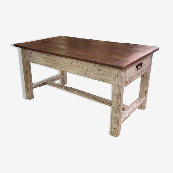 Table de ferme XlXeme, en merisier