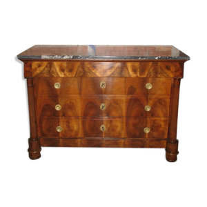 Commode empire en noyer Début