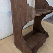 Art Deco walnut wall shelf 1930
