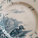 4 plates iron earth Gien model Ducks