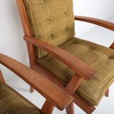 Set of 4 vintage Free-Span FS-116 armchairs, 50s
