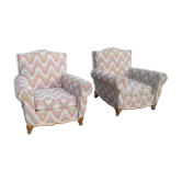 Paire de fauteuils vintage