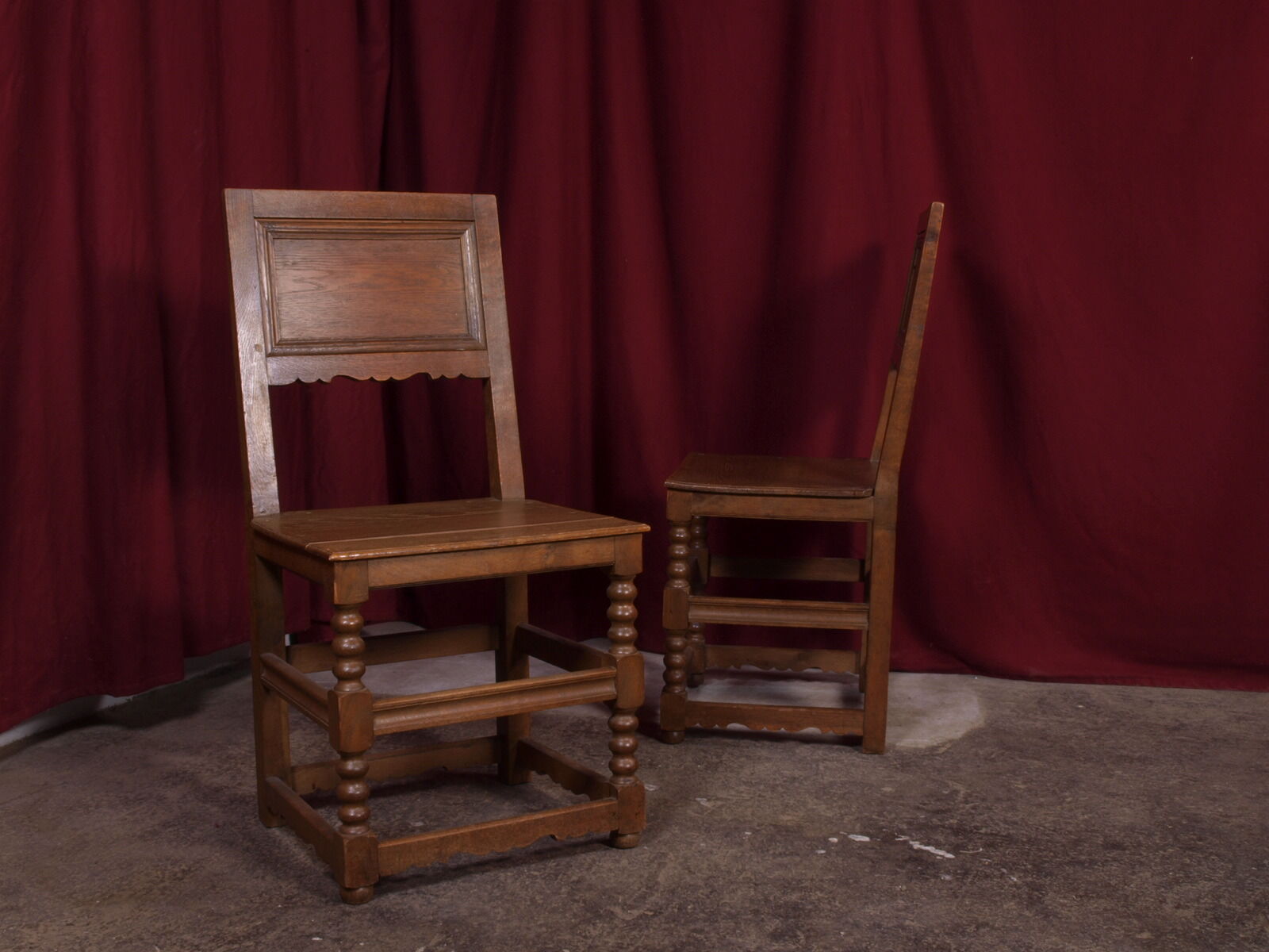 8 chairs danish dowel wood chairs, 1800s