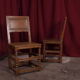 8 chairs danish dowel wood chairs, 1800s