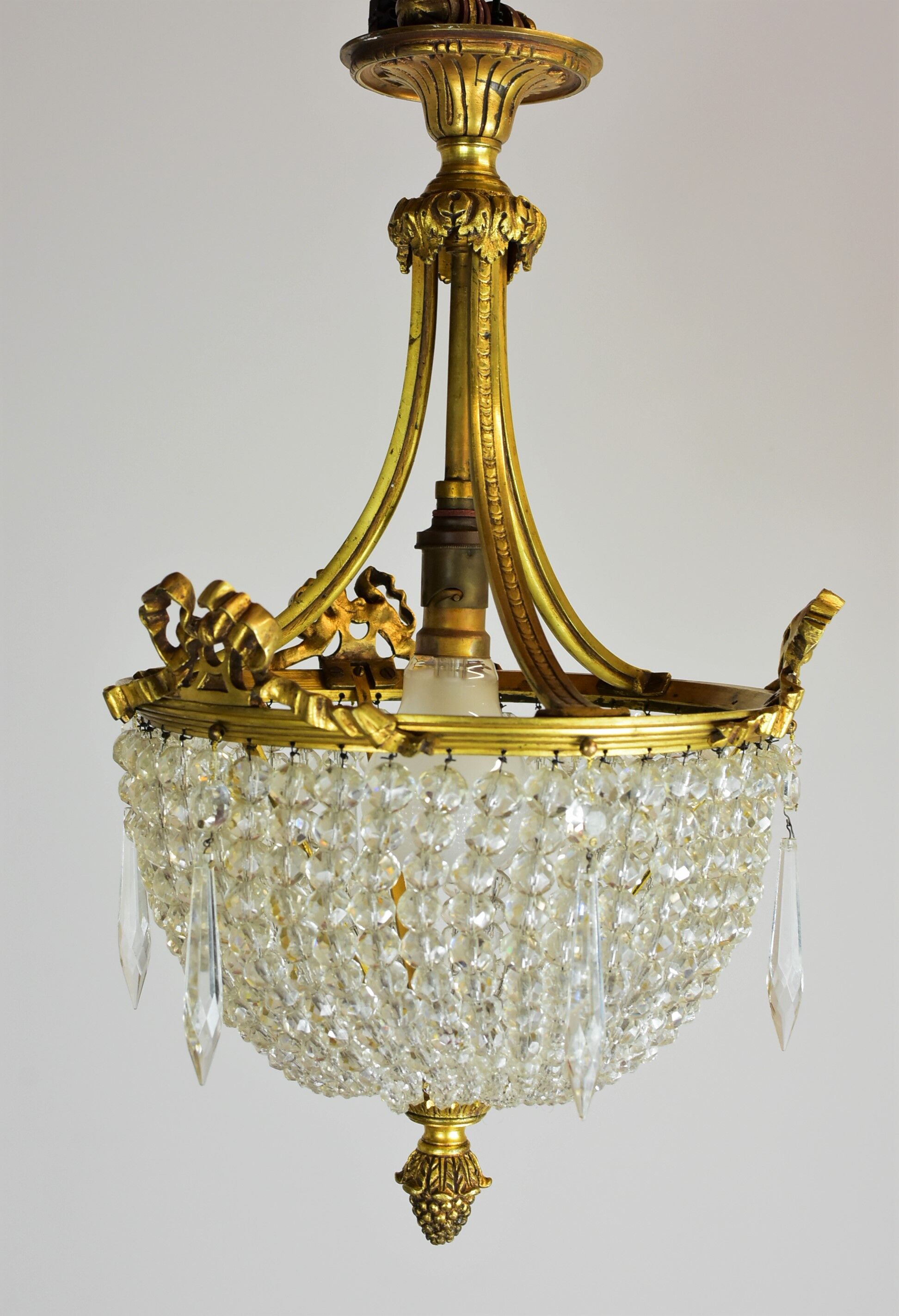 Napoleon III hot air balloon bronze chandelier