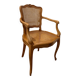 Fauteuil cabriolet canné – Style classique chic