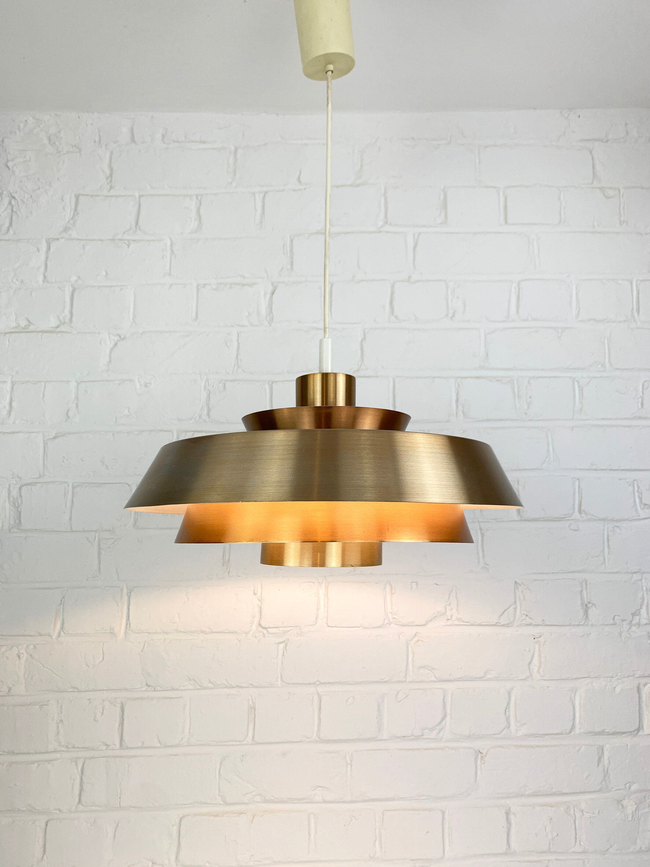 Hanging lamp Nova copper Jo Hammerborg for Fog&Mørup Denmark