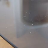 Coffee table smoked glass 70's